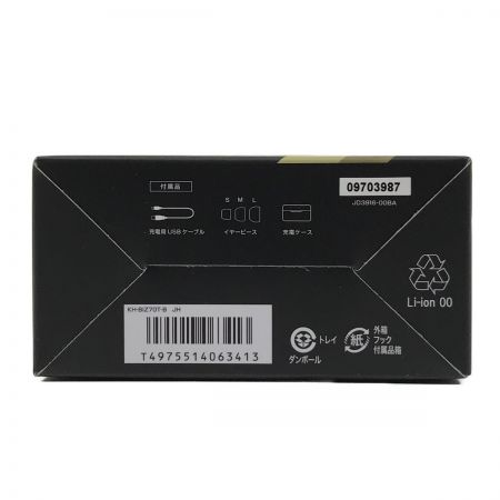  KENWOOD ケンウッド ワイヤレスイヤホン KH-BIZ70T-B ブラック