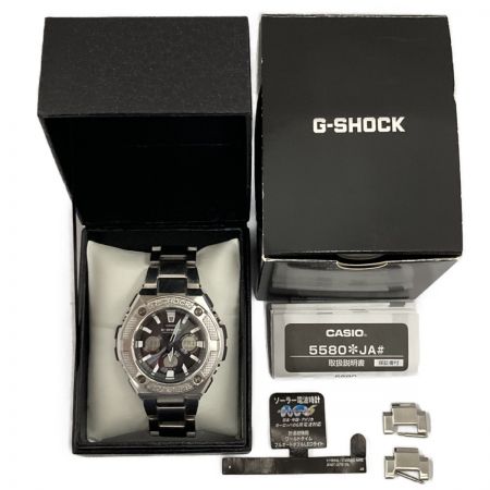  CASIO カシオ G-STEEL　ソーラー電波時計 GST-W330D-1AJF