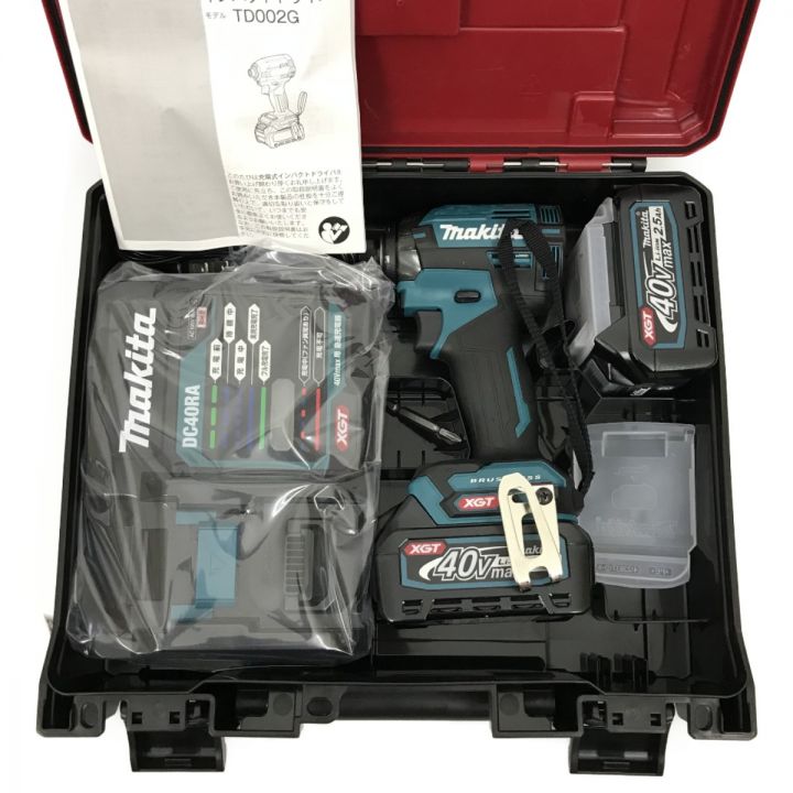 MAKITA マキタ 40Vmax 充電式インパクトドライバ TD002GRDX ブルー｜中古｜なんでもリサイクルビッグバン