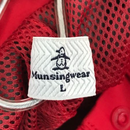  Munsingwear マンシングウェア レインパンツ レディース MGWLJG01 レッド Lサイズ ゴアテックス