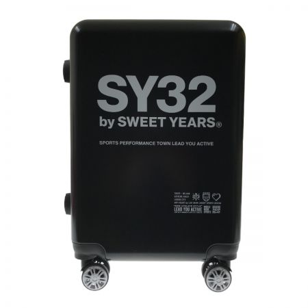 SY32 by SWEET YEARS キャリーバッグ ブラック×ホワイト