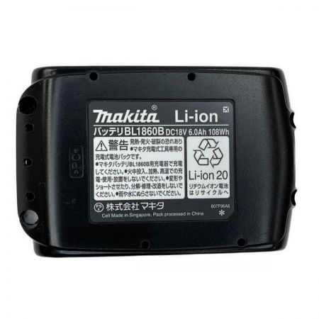  MAKITA マキタ 18v 6.0Ah リチウムイオンバッテリ BL1860B