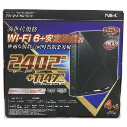 ## NEC エヌイーシ 無線LAN WiFi ルーター 11ax Wi-Fi6 Aterm PA-WX3600HP Sランク