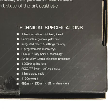  ROCCAT VULCAN 122 AIMO Vulcan 122 AIMO メカニカルゲーミングキーボード USB接続