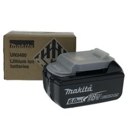 ## MAKITA マキタ 18v 6.0Ah リチウムイオンバッテリ BL1860B Sランク