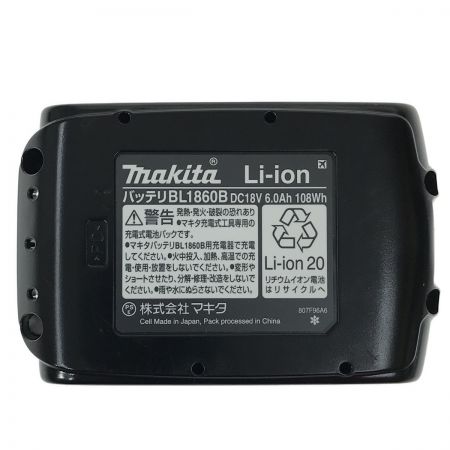  MAKITA マキタ 18v 6.0Ah リチウムイオンバッテリ BL1860B