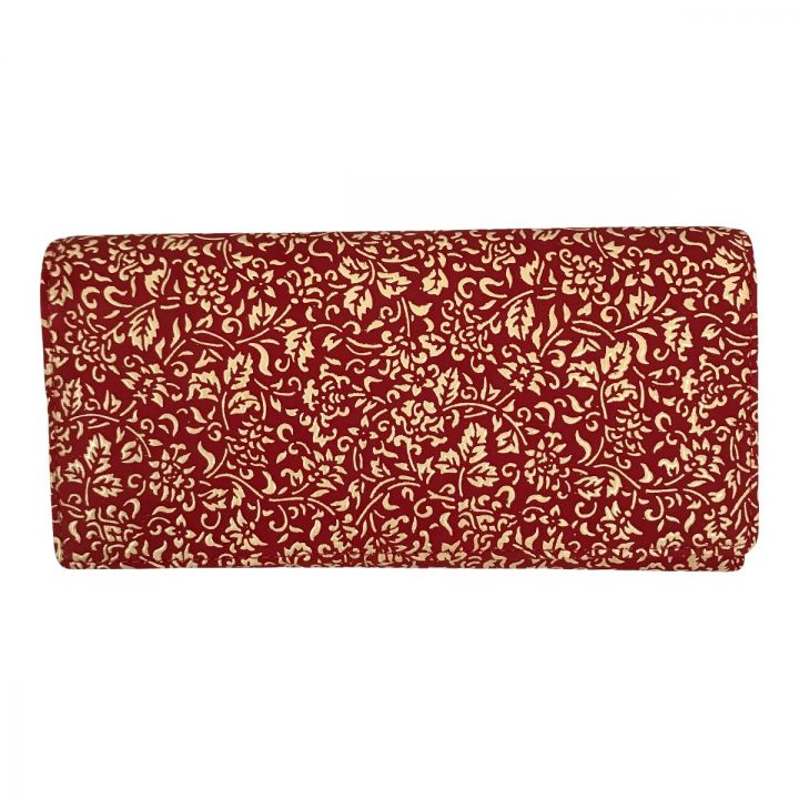 新品未使用、保管品 印傳屋 花唐草 長財布 2面 両面 印伝