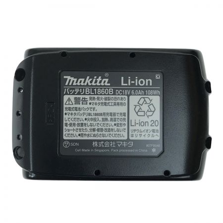  MAKITA マキタ 18v 6.0Ah リチウムイオンバッテリ BL1860B