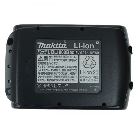  MAKITA マキタ 18v 6.0Ah リチウムイオンバッテリ BL1860B