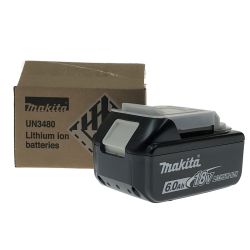 ## MAKITA マキタ 18v 6.0Ah リチウムイオンバッテリ BL1860B Sランク