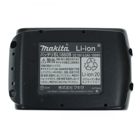  MAKITA マキタ 18v 6.0Ah リチウムイオンバッテリ BL1860B