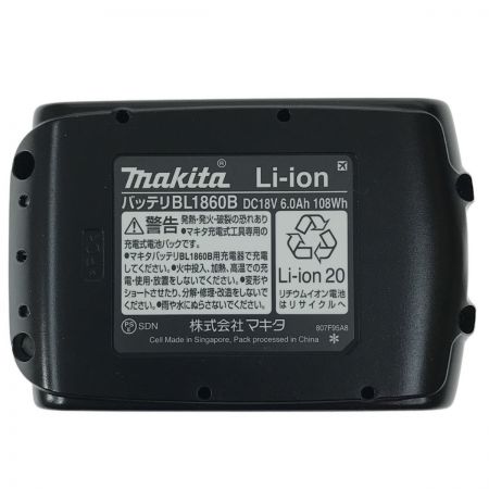  MAKITA マキタ 18v 6.0Ah リチウムイオンバッテリ BL1860B (2)