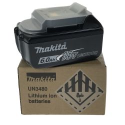 ## MAKITA マキタ 18v 6.0Ah リチウムイオンバッテリ BL1860B Sランク