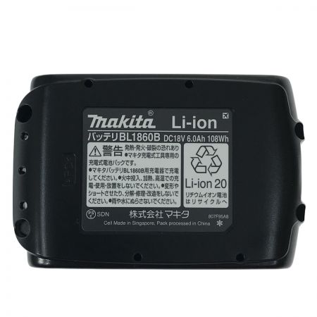  MAKITA マキタ 18v 6.0Ah リチウムイオンバッテリ BL1860B