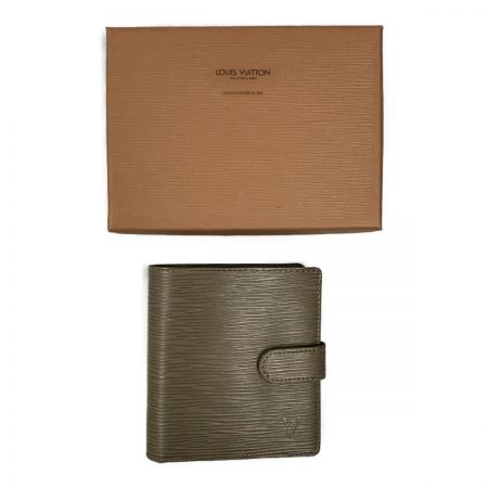  LOUIS VUITTON ルイヴィトン エピ ポルトビエコンパクト2つ折り財布 M6355B リラ