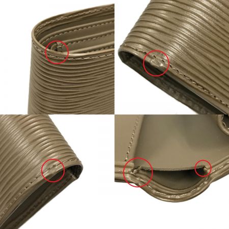  LOUIS VUITTON ルイヴィトン エピ ポルトビエコンパクト2つ折り財布 M6355B リラ