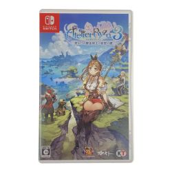 ## Nintendo ニンテンドウ Switchソフト ライザのアトリエ3 〜終わりの錬金術士と秘密の鍵〜 Bランク
