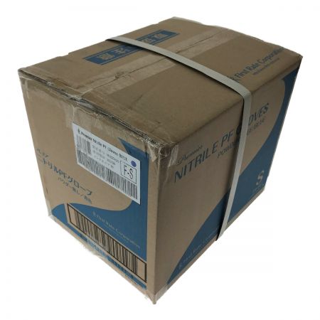  First Rate プレミア ニトリルPFグローブ Sサイズ パウダー無し 100枚×10箱 青色 (3)