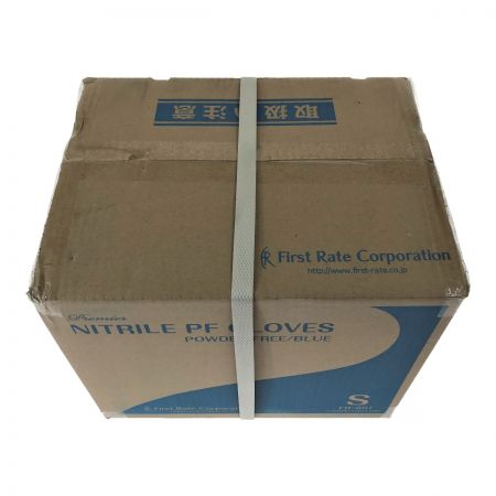  First Rate プレミア ニトリルPFグローブ Sサイズ パウダー無し 100枚×10箱 青色 (3)
