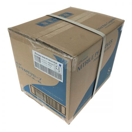 First Rate プレミア ニトリルPFグローブ Sサイズ パウダー無し 100枚×10箱 青色 (4)