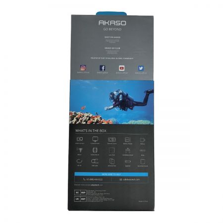  AKASO BRAVE7 アクションカメラ＋アクセサリーキットセット