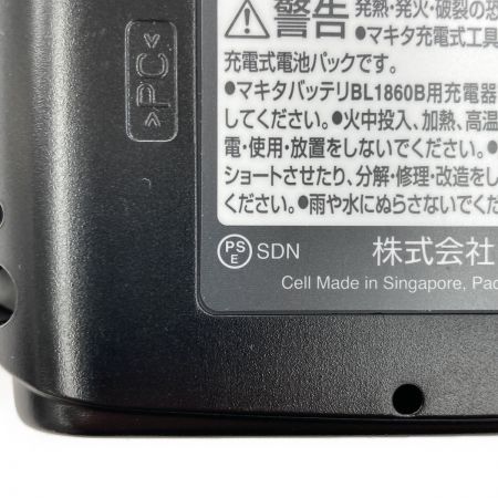  MAKITA マキタ 18v 6.0Ah リチウムイオンバッテリ BL1860B 5個セット 純正バッテリ