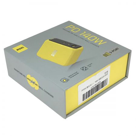  AOHI PD 140W 充電器 3ポート AOC-C012 イエロー 未開封品