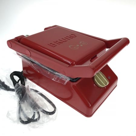  BRUNO ブルーノ グリルサンドメーカー シングル BOE083-RD レッド はちきんオリジナル