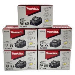 ## MAKITA マキタ 18v 6.0Ah リチウムイオンバッテリ BL1860B 5個セット 純正バッテリ Sランク