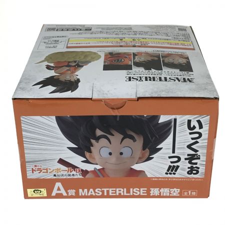   未開封 一番くじ ドラゴンボール EX 亀仙流の猛者たち A賞 MASTERLISE 孫悟空