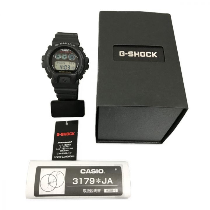 CASIO カシオ G-SHOCK ソーラー電波時計 GW-6900-1JF｜中古｜なんでもリサイクルビッグバン