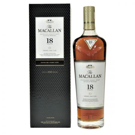  The MACALLAN マッカラン 18年 2021 シェリー オーク シングルモルト スコッチ ウイスキー 43％ 700ml 未開栓