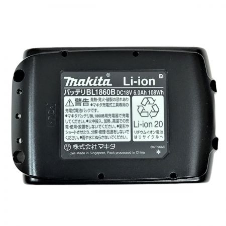  MAKITA マキタ 18v 6.0Ah リチウムイオンバッテリ BL1860B 純正バッテリ