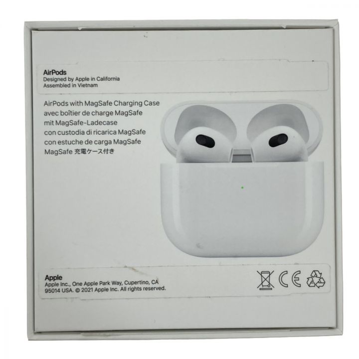 Apple アップル AirPods 第3世代 MME73J/A ワイヤレスヘッドフォン