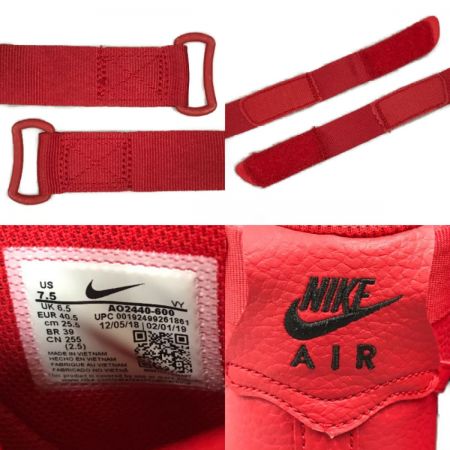  NIKE ナイキ AIR FORCE 1 HIGH 07 1 スニーカー 25.5cm A02440-600 レッド