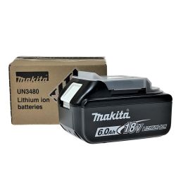 ## MAKITA マキタ 18v 6.0Ah リチウムイオンバッテリ BL1860B 純正バッテリ Sランク