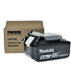 ## MAKITA マキタ 18v 6.0Ah リチウムイオンバッテリ BL1860B 純正バッテリ Sランク