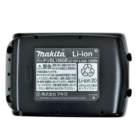  MAKITA マキタ 18v 6.0Ah リチウムイオンバッテリ BL1860B 純正バッテリ