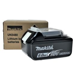 ## MAKITA マキタ 18v 6.0Ah リチウムイオンバッテリ BL1860B 純正バッテリ Sランク