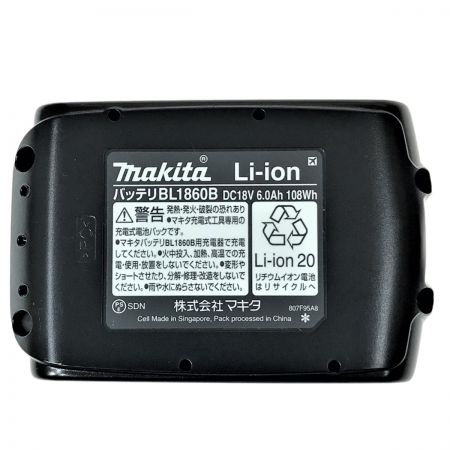  MAKITA マキタ 18v 6.0Ah リチウムイオンバッテリ BL1860B 純正バッテリ