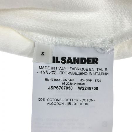  JIL SANDER ジルサンダー ロゴプリント Tシャツ コットン JSPS707050