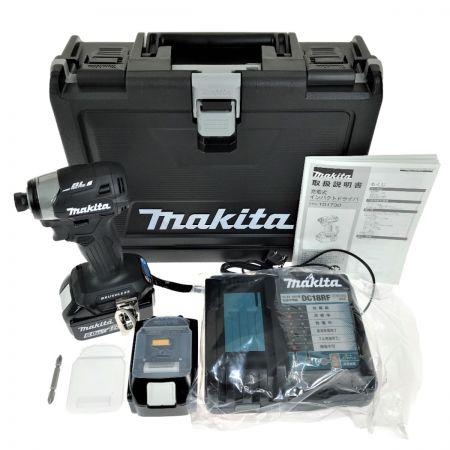  MAKITA マキタ 18V 充電式インパクトドライバ TD173DRGXB ブラック バッテリ2個・充電器・ケース付