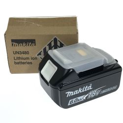 ## MAKITA マキタ 18v 6.0Ah リチウムイオンバッテリ BL1860B 純正バッテリ Sランク