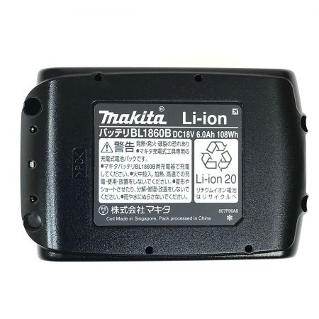  MAKITA マキタ 18v 6.0Ah リチウムイオンバッテリ BL1860B 純正バッテリ