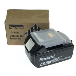 ## MAKITA マキタ 18v 6.0Ah リチウムイオンバッテリ BL1860B 純正バッテリ Sランク