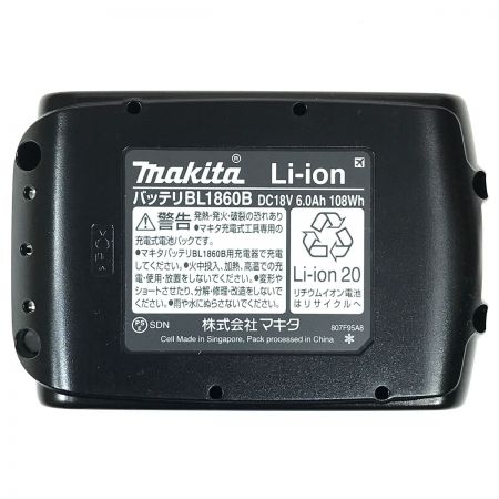  MAKITA マキタ 18v 6.0Ah リチウムイオンバッテリ BL1860B 純正バッテリ