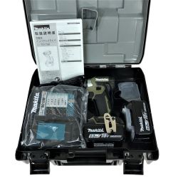 ## MAKITA マキタ 18V 充電式インパクトドライバ TD173DRGXO オリーブ バッテリ2個・充電器・ケース付 Sランク