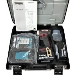 ## MAKITA マキタ 18v 充電式インパクトドライバ TD172DGX オーセンティックレッド バッテリ・充電器・ケース付 Sランク