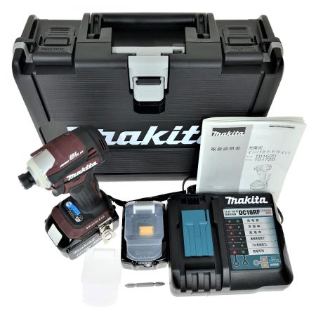  MAKITA マキタ 18v 充電式インパクトドライバ TD172DGX オーセンティックレッド バッテリ・充電器・ケース付