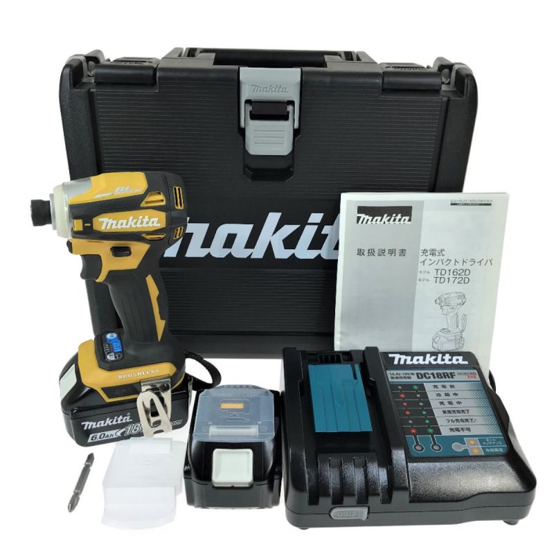 超歓迎特価makita マキタ TD172DGX FY 充電式インパクトドライバ フレッシュイエロー 電動工具 本体
